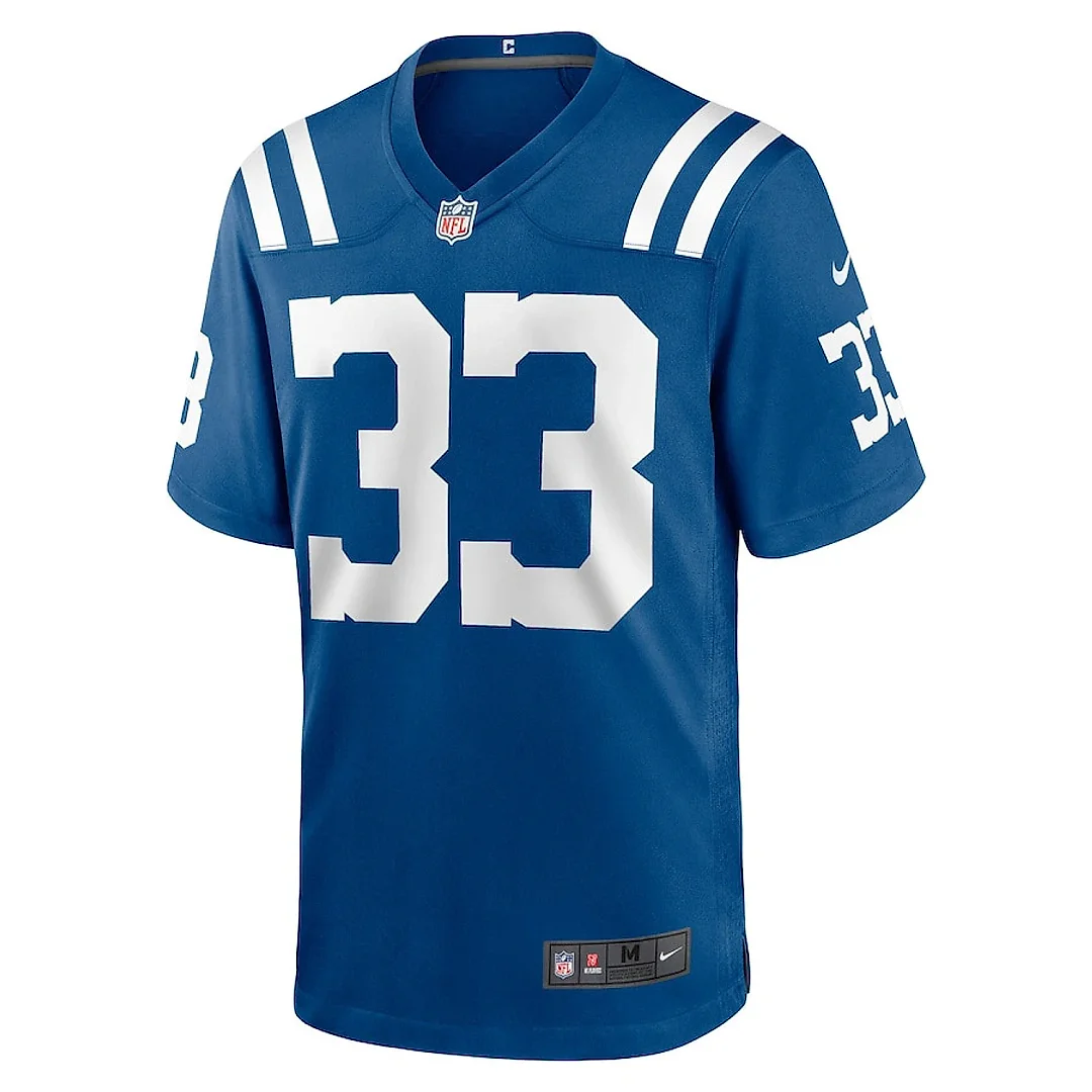 Zennovawear Samuel Womack III 33 Indianapolis Colts Game Men Jersey - Royal