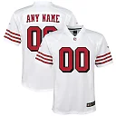 Zennovawear San Francisco 49ers Custom Alternate Game YOUTH Jersey - White