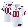 Zennovawear San Francisco 49ers NFC Champions Patch Game Men Custom Jersey - White
