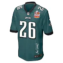 Zennovawear Saquon Barkley 26 Philadelphia Eagles Super Bowl LIX Champions Patch 'New Orleans - Where Legends Are Made' EMBROIDERED Game Men...