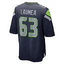 Zennovawear Sataoa Laumea 63 Seattle Seahawks Game Men Jersey - College Navy