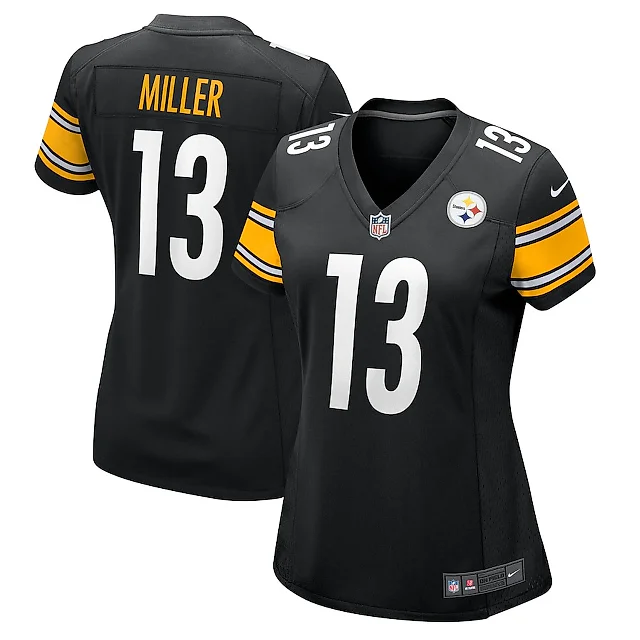 Zennovawear Scotty Miller 13 Pittsburgh Steelers Women's Game Jersey - Black