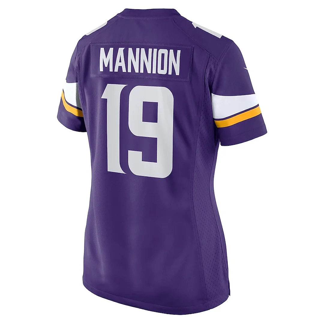 Zennovawear Sean Mannion 19 Minnesota Vikings Women Game Jersey - Purple