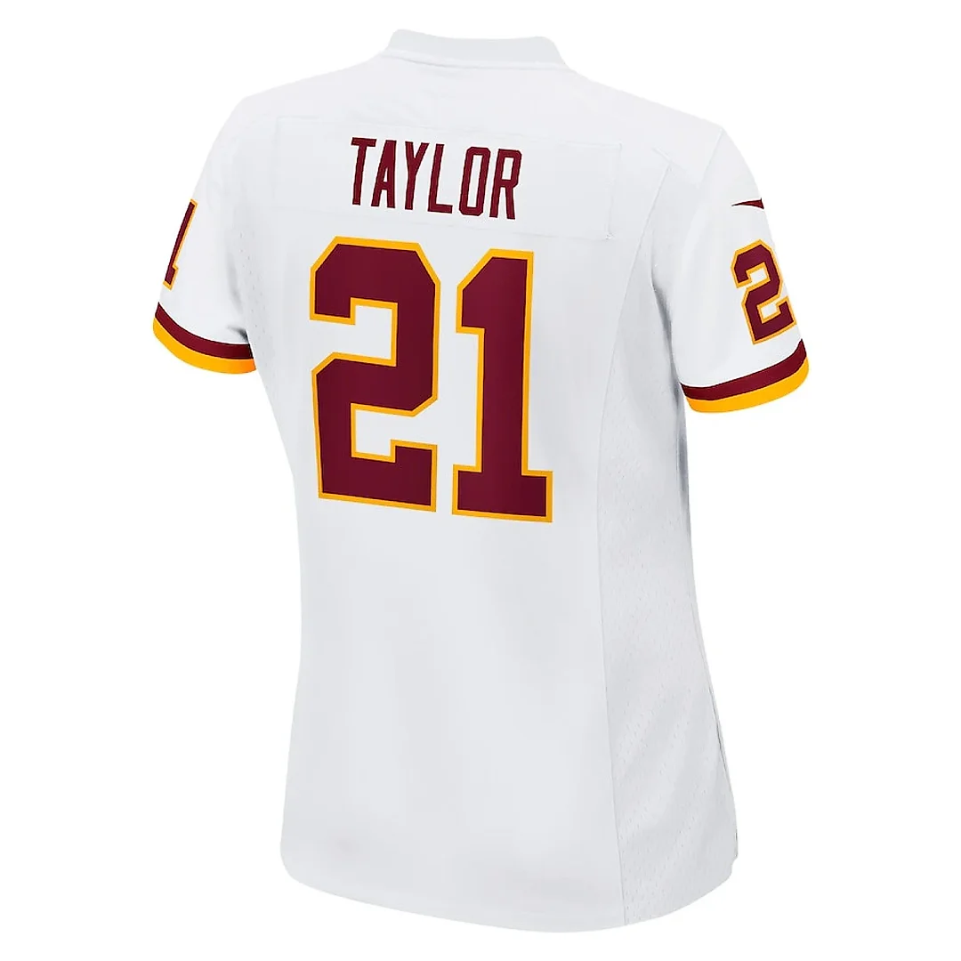 Zennovawear Sean Taylor 21 Washington Football Team Women Retired Game Jersey - White