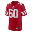 Zennovawear Sebastian Gutierrez 60 San Francisco 49ers Team Game Men Jersey - Scarlet