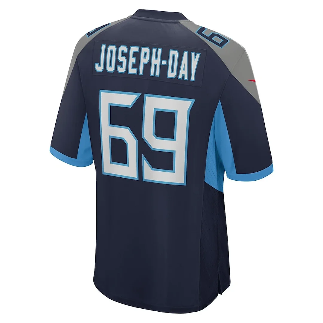 Zennovawear Sebastian Joseph-Day 69 Tennessee Titans Game Men Jersey - Navy