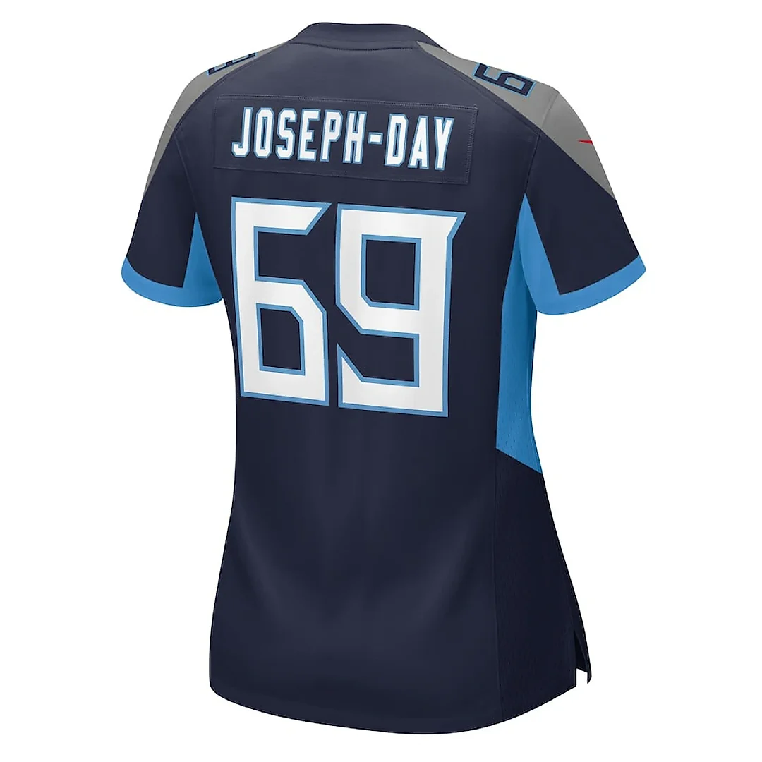 Zennovawear Sebastian Joseph-Day 69 Tennessee Titans Women's Game Jersey - Navy