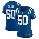 Zennovawear Segun Olubi 50 Indianapolis Colts Women's Game Jersey - Royal