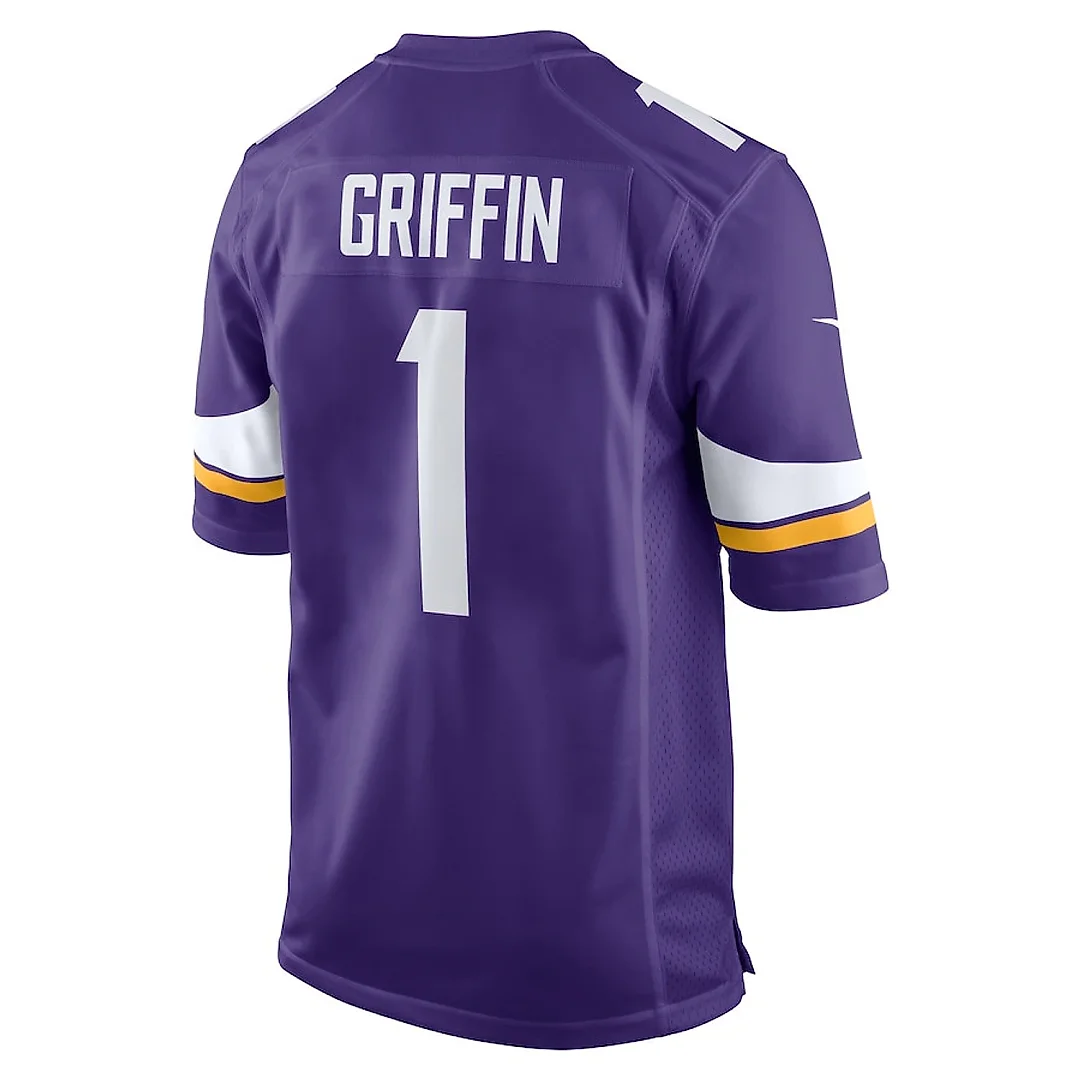 Zennovawear Shaquill Griffin 1 Minnesota Vikings Team Game Men Jersey - Purple