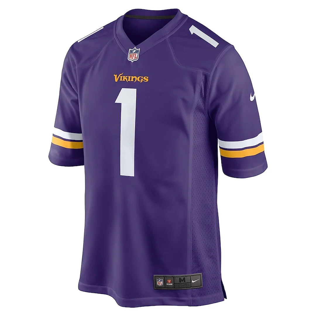 Zennovawear Shaquill Griffin 1 Minnesota Vikings Team Game Men Jersey - Purple
