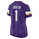 Zennovawear Shaquill Griffin 1 Minnesota Vikings Team Game Women Jersey - Purple
