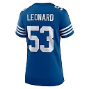 Zennovawear Shaquille Leonard 53 Indianapolis Colts Women Alternate Game Jersey - Royal