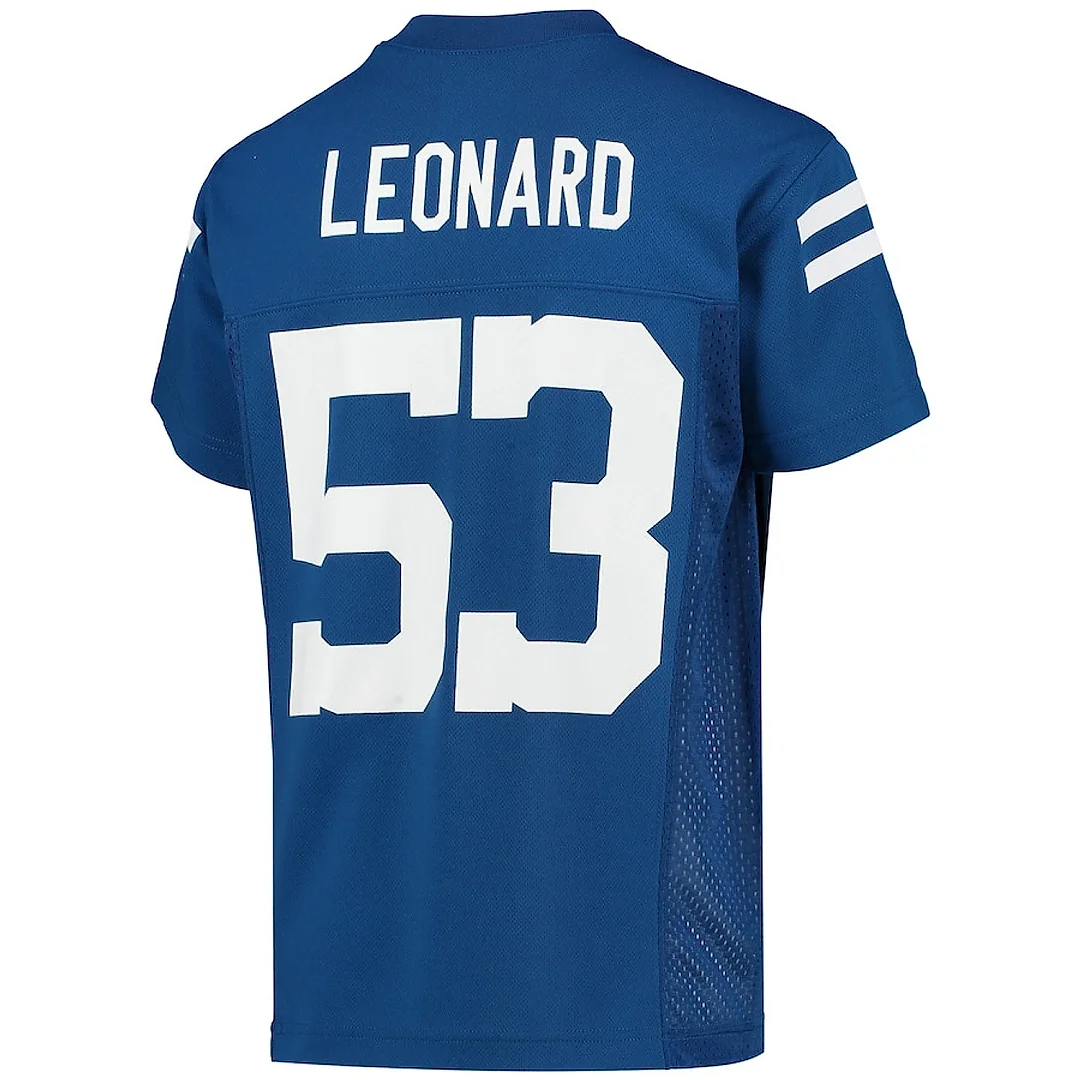 Zennovawear Shaquille Leonard 53 Indianapolis Colts YOUTH Jersey - Royal
