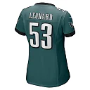 Zennovawear Shaquille Leonard 53 Philadelphia Eagles Women Game Jersey - Midnight Green
