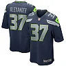 Zennovawear Shaun Alexander 37 Seattle Seahawks Men Game Retired Jersey - College Navy