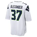 Zennovawear Shaun Alexander 37 Seattle Seahawks Men Retired Game Jersey - White