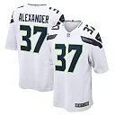Zennovawear Shaun Alexander 37 Seattle Seahawks Men Retired Game Jersey - White