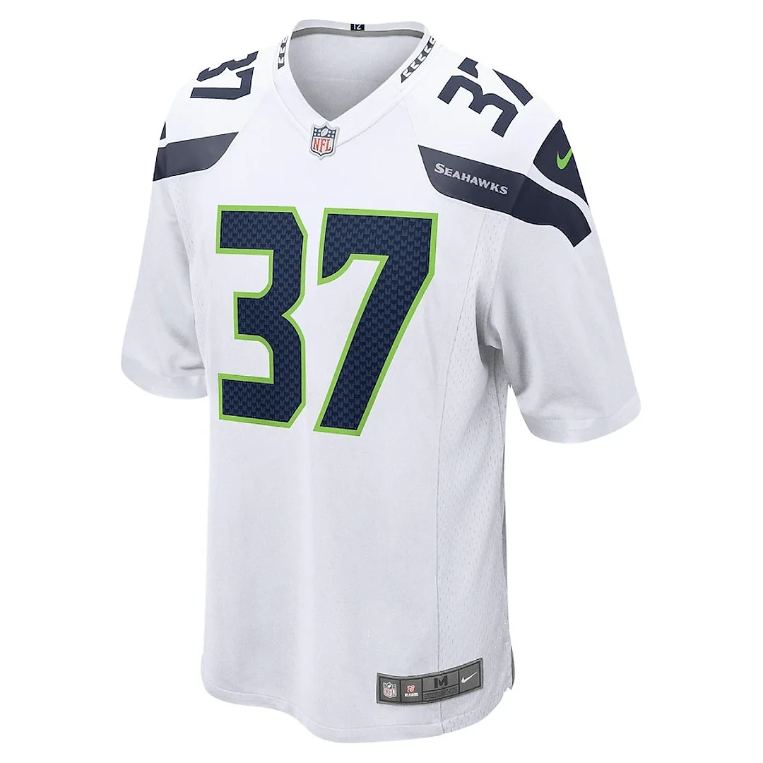 Zennovawear Shaun Alexander 37 Seattle Seahawks Men Retired Game Jersey - White
