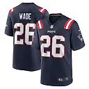 Zennovawear Shaun Wade 26 New England Patriots Men Game Jersey - Navy