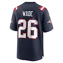 Zennovawear Shaun Wade 26 New England Patriots Men Game Jersey - Navy
