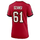 Zennovawear Silas Dzansi 61 Tampa Bay Buccaneers Women's Game Jersey - Red