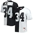 Zennovawear Bo Jackson Las Vegas Raiders 1988 Split Legacy Replica Jersey - Black/Silver