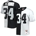 Zennovawear Bo Jackson Las Vegas Raiders 1988 Split Legacy Replica Jersey - Black/Silver