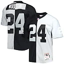 Zennovawear Charles Woodson Las Vegas Raiders 1998 Split Legacy Replica Jersey - Black/Silver