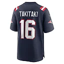 Zennovawear Sione Takitaki 16 New England Patriots Team Game Men Jersey - Navy