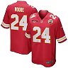 Zennovawear Skyy Moore 24 Kansas City Chiefs AFC Champions Patch Game Men Jersey - Red