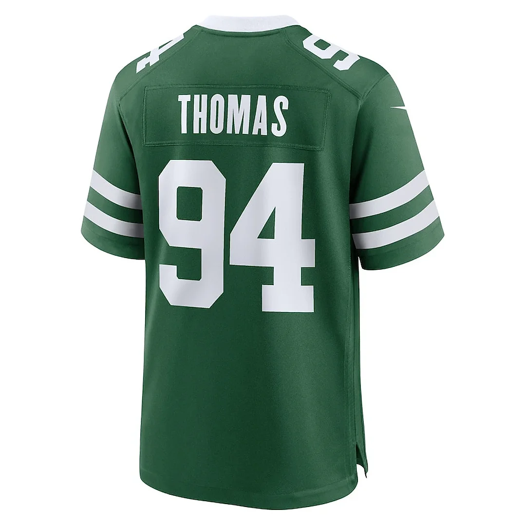 Zennovawear Solomon Thomas 94 New York Jets Team Game Men Jersey - Legacy Green
