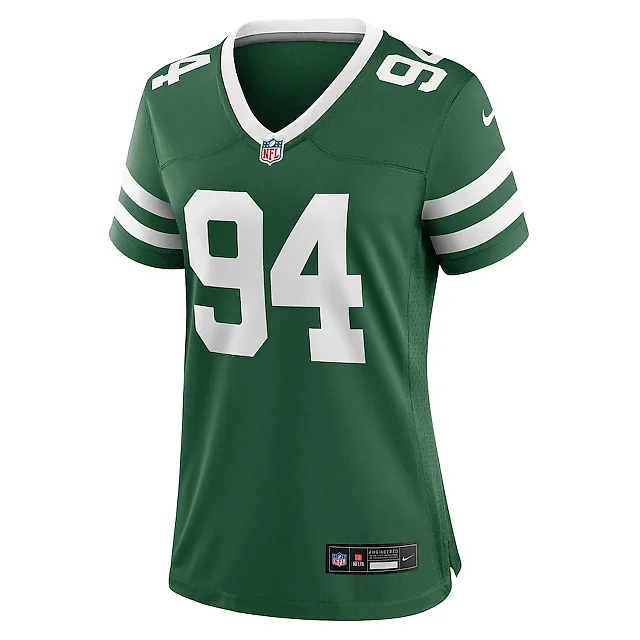 Zennovawear Solomon Thomas 94 New York Jets Women's Team Game Jersey - Legacy Green