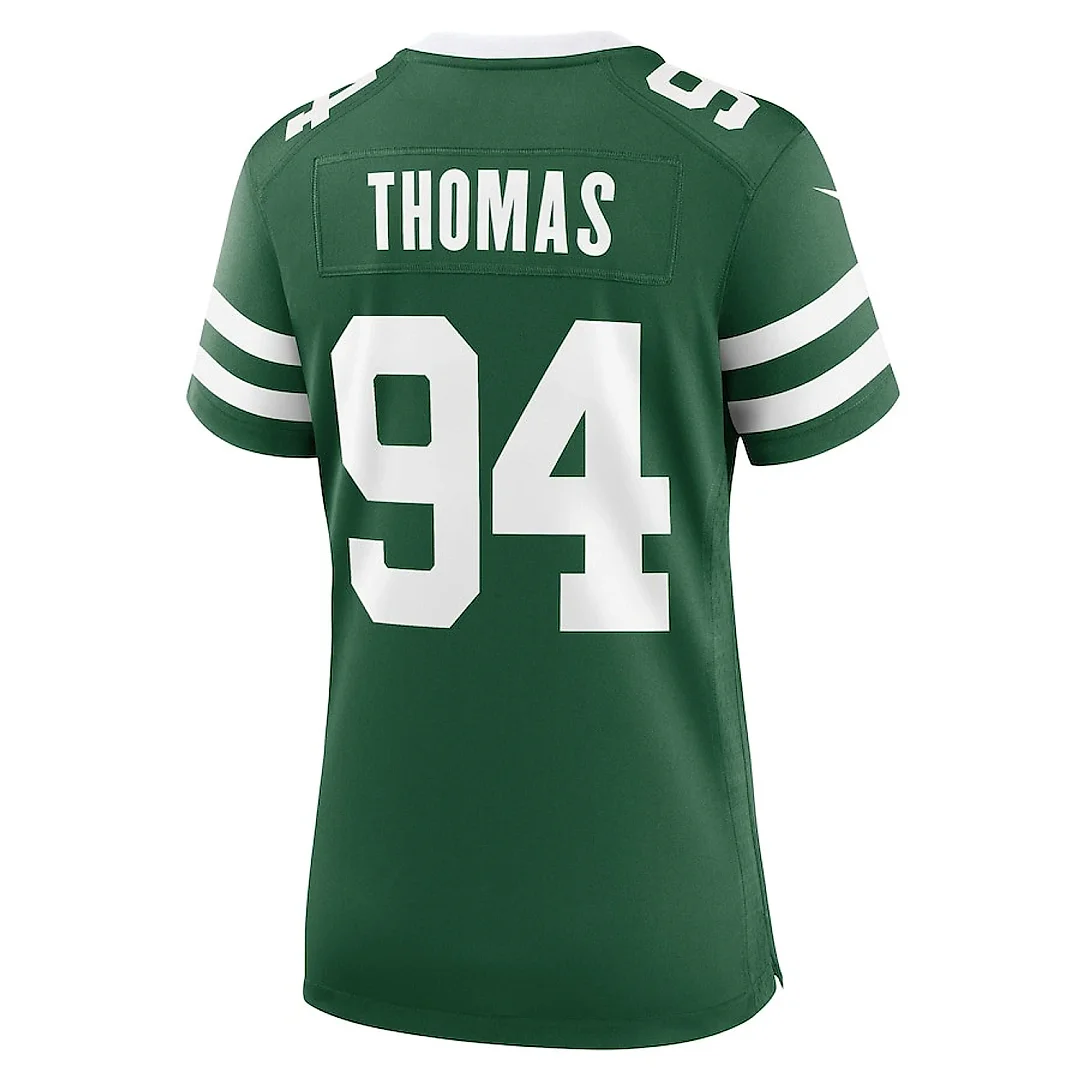Zennovawear Solomon Thomas 94 New York Jets Women's Team Game Jersey - Legacy Green