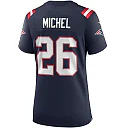 Zennovawear Sony Michel 26 New England Patriots Women Game Jersey - Navy