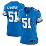Zennovawear Steele Chambers 51 Detroit Lions Women's Game Jersey - Blue