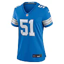 Zennovawear Steele Chambers 51 Detroit Lions Women's Game Jersey - Blue