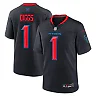 Zennovawear Stefon Diggs 1 Houston Texans Alternate Game Men Jersey - Navy