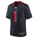 Zennovawear Stefon Diggs 1 Houston Texans Alternate Game Men Jersey - Navy