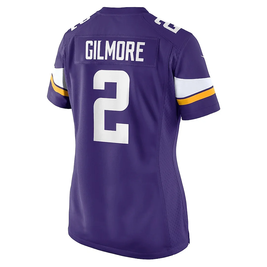Zennovawear Stephon Gilmore 2 Minnesota Vikings Women's Game Jersey - Purple