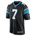 Zennovawear Steve Beuerlein 7 Carolina Panthers Men Retired Jersey - Black