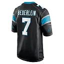 Zennovawear Steve Beuerlein 7 Carolina Panthers Men Retired Jersey - Black