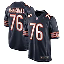 Zennovawear Steve McMichael 76 Chicago Bears Retired Player Game Men Jersey - Navy
