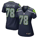 Zennovawear Stone Forsythe 78 Seattle Seahawks Women's Team Game Jersey - College Navy