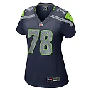 Zennovawear Stone Forsythe 78 Seattle Seahawks Women's Team Game Jersey - College Navy