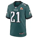 Zennovawear Sydney Brown 21 Philadelphia Eagles Super Bowl LIX Jersey - Men's - Midnight Green