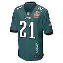 Zennovawear Sydney Brown 21 Philadelphia Eagles Super Bowl LIX Champions Patch 'New Orleans - The Ultimate Showdown' EMBROIDERED Game Men Jersey...