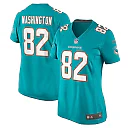 Zennovawear Tahj Washington 82 Miami Dolphins Women's Game Jersey - Aqua