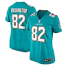 Zennovawear Tahj Washington 82 Miami Dolphins Women's Game Jersey - Aqua
