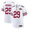 Zennovawear Talanoa Hufanga 29 San Francisco 49ers NFC Champions Patch Game Men Jersey - White