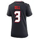 Zennovawear Tank Dell 3 Houston Texans Women's Team Game Jersey - Navy